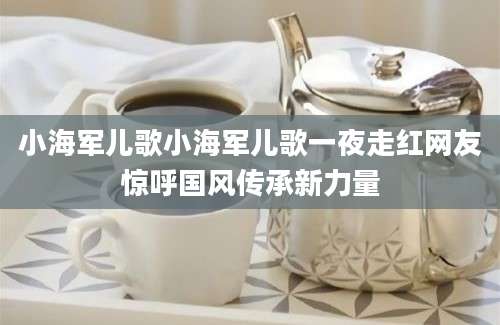 小海军儿歌小海军儿歌一夜走红网友惊呼国风传承新力量