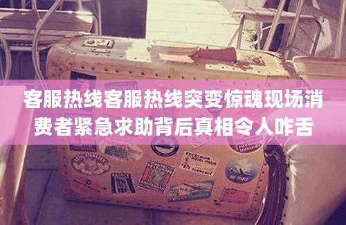 客服热线客服热线突变惊魂现场消费者紧急求助背后真相令人咋舌