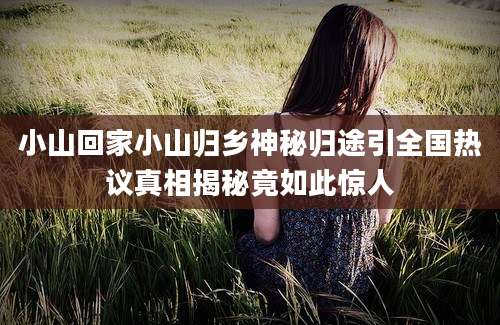 小山回家小山归乡神秘归途引全国热议真相揭秘竟如此惊人