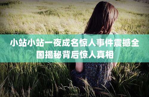 小站小站一夜成名惊人事件震撼全国揭秘背后惊人真相