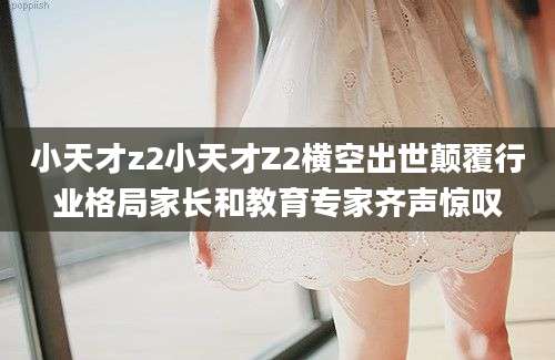 小天才z2小天才Z2横空出世颠覆行业格局家长和教育专家齐声惊叹