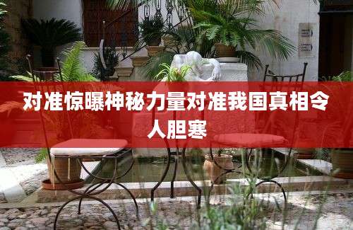 对准惊曝神秘力量对准我国真相令人胆寒