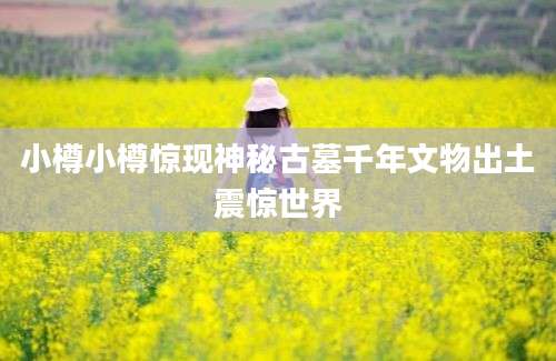 小樽小樽惊现神秘古墓千年文物出土震惊世界