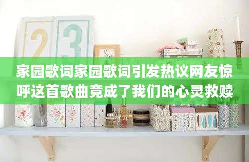 家园歌词家园歌词引发热议网友惊呼这首歌曲竟成了我们的心灵救赎
