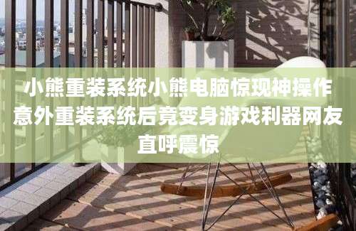 小熊重装系统小熊电脑惊现神操作意外重装系统后竟变身游戏利器网友直呼震惊