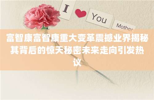 富智康富智康重大变革震撼业界揭秘其背后的惊天秘密未来走向引发热议
