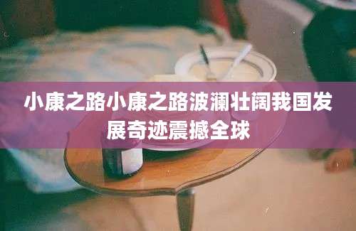 小康之路小康之路波澜壮阔我国发展奇迹震撼全球