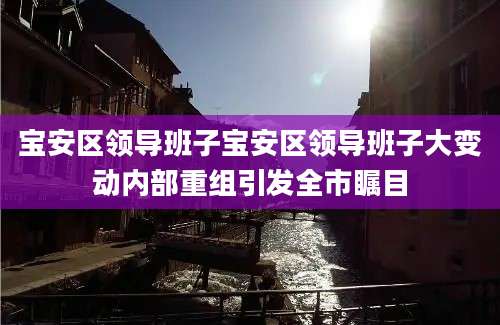 宝安区领导班子宝安区领导班子大变动内部重组引发全市瞩目