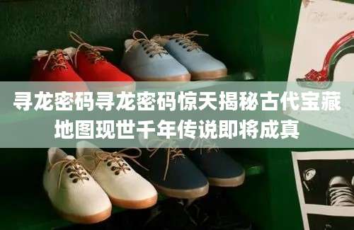 寻龙密码寻龙密码惊天揭秘古代宝藏地图现世千年传说即将成真